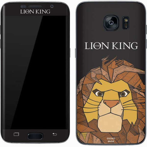 Disney The Lion King Mosaic Simba Art Galaxy S7 Skin