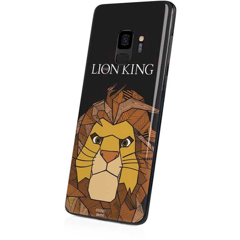 Disney The Lion King Mosaic Simba Art Galaxy S9 Skin