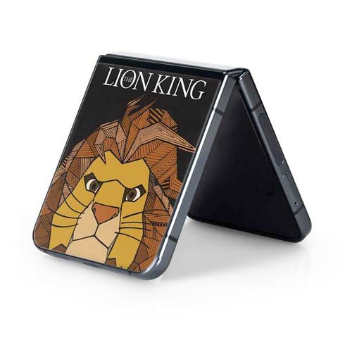 Disney The Lion King Mosaic Simba Art Galaxy Z Flip5 5G Skin