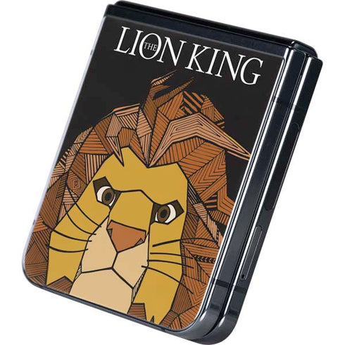 Disney The Lion King Mosaic Simba Art Galaxy Z Flip5 5G Skin