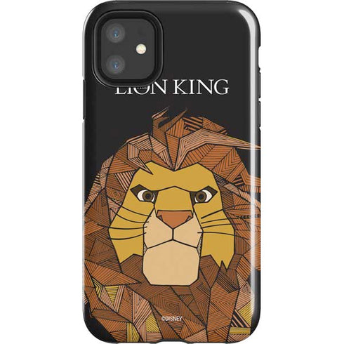 Disney The Lion King Mosaic Simba Art iPhone 11 Impact Case