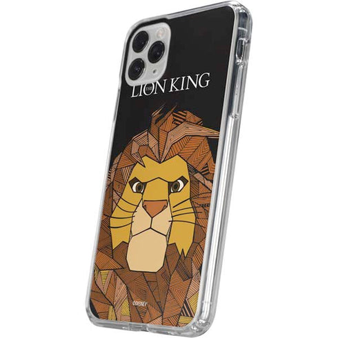Disney The Lion King Mosaic Simba Art iPhone 11 Pro Clear Case
