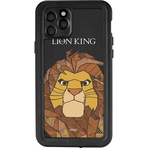 Disney The Lion King Mosaic Simba Art iPhone 11 Pro Waterproof Case