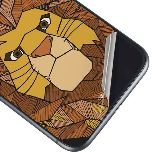 Disney The Lion King Mosaic Simba Art iPhone 11 Skin