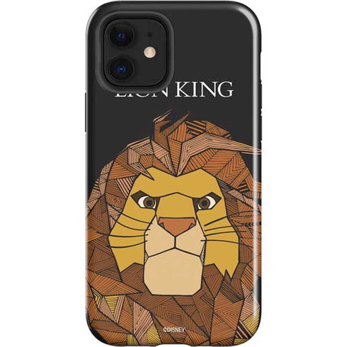 Disney The Lion King Mosaic Simba Art iPhone 12 Impact Case