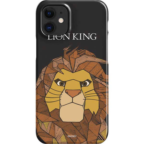 Disney The Lion King Mosaic Simba Art iPhone 12 Mini Lite Case