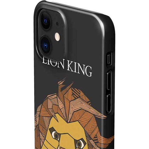 Disney The Lion King Mosaic Simba Art iPhone 12 Mini Lite Case