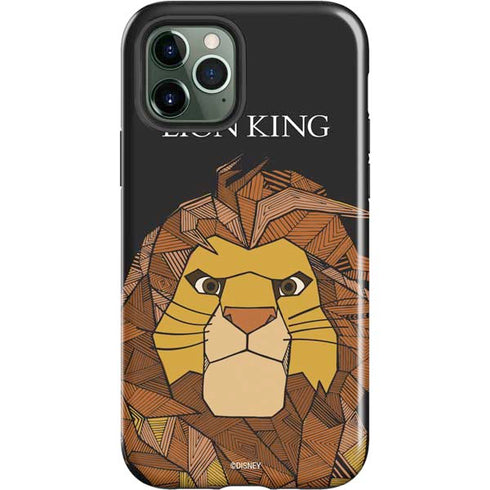 Disney The Lion King Mosaic Simba Art iPhone 12 Pro Impact Case