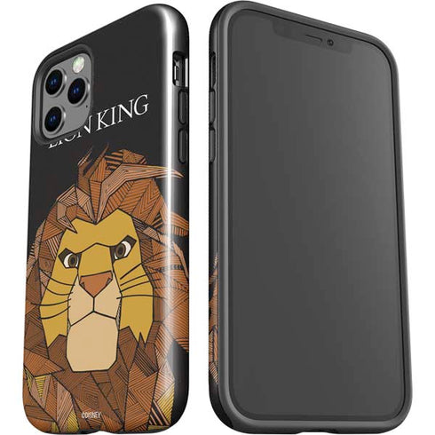 Disney The Lion King Mosaic Simba Art iPhone 12 Pro Max Impact Case