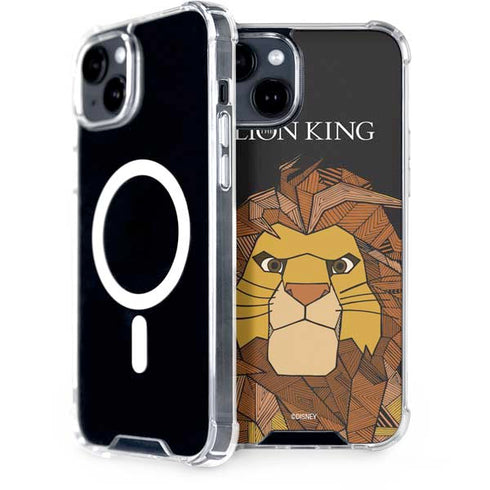 Disney The Lion King Mosaic Simba Art iPhone 13 MagSafe Case