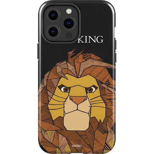 Disney The Lion King Mosaic Simba Art iPhone 13 Pro Max Impact Case