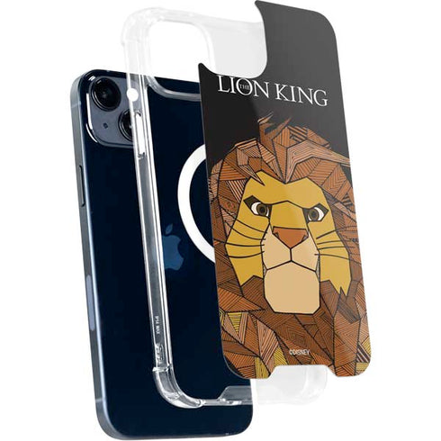 Disney The Lion King Mosaic Simba Art iPhone 15 Plus MagSafe Case