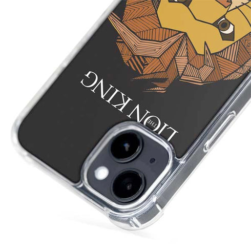 Disney The Lion King Mosaic Simba Art iPhone 14 Plus MagSafe Case