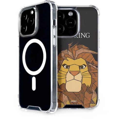Disney The Lion King Mosaic Simba Art iPhone 14 Pro MagSafe Case