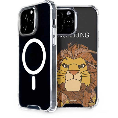 Disney The Lion King Mosaic Simba Art iPhone 14 Pro Max MagSafe Case