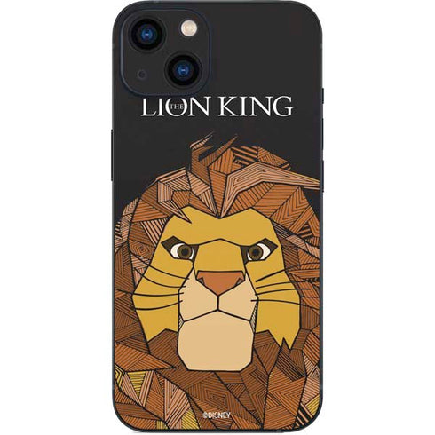 Disney The Lion King Mosaic Simba Art iPhone 14 Skin