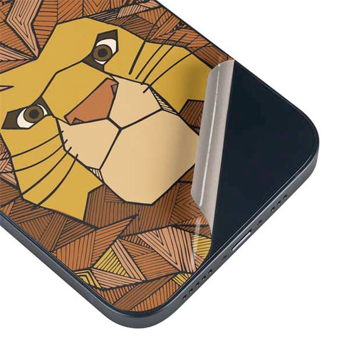 Disney The Lion King Mosaic Simba Art iPhone 14 Skin