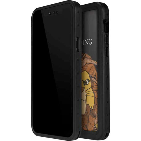 Disney The Lion King Mosaic Simba Art iPhone 15 Plus Waterproof Case