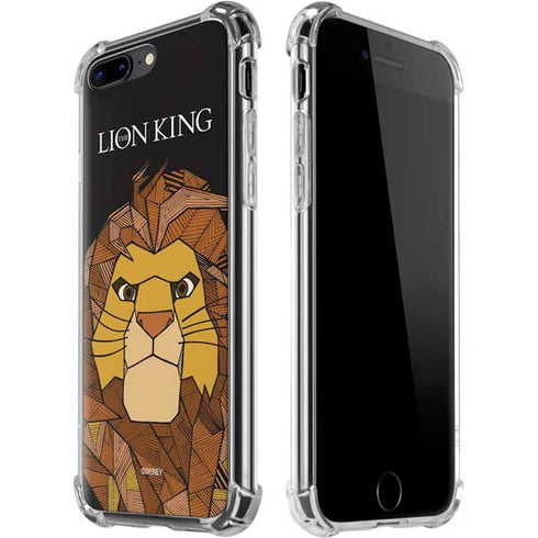 Disney The Lion King Mosaic Simba Art iPhone 7/8 Plus Clear Case