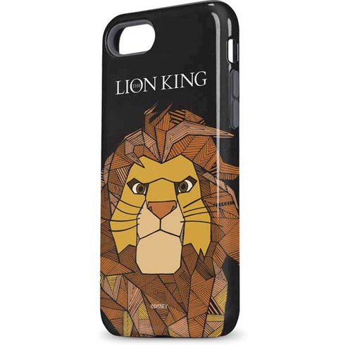 Disney The Lion King Mosaic Simba Art iPhone 7 Pro Case