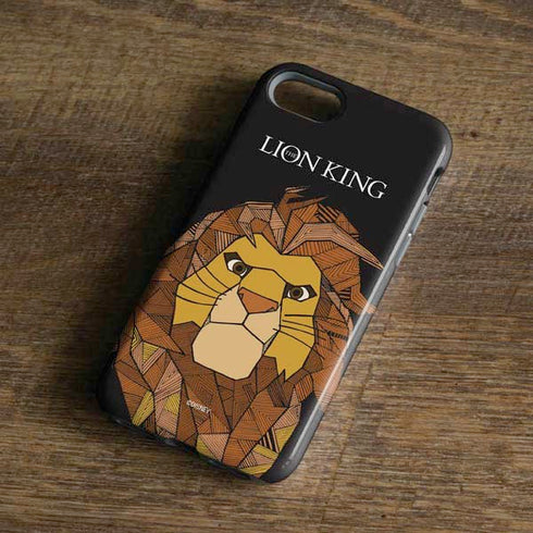 Disney The Lion King Mosaic Simba Art iPhone 7 Pro Case