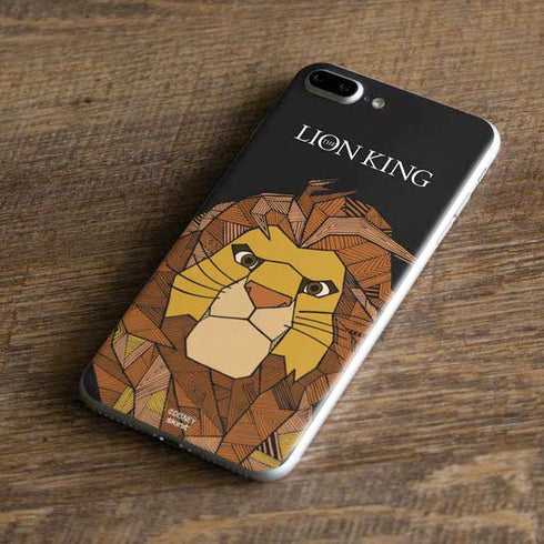 Disney The Lion King Mosaic Simba Art iPhone 8 Plus Skin