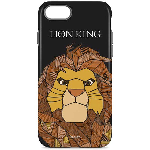 Disney The Lion King Mosaic Simba Art iPhone 8 Pro Case