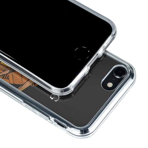 Disney The Lion King Mosaic Simba Art iPhone SE (2nd & 3rd Gen) Clear Case