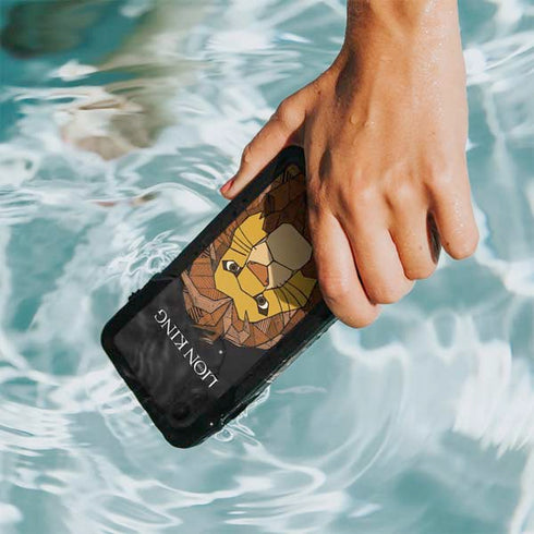 Disney The Lion King Mosaic Simba Art iPhone XR Waterproof Case