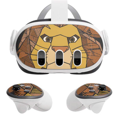 Disney The Lion King Mosaic Simba Art Meta Quest 3 Skin
