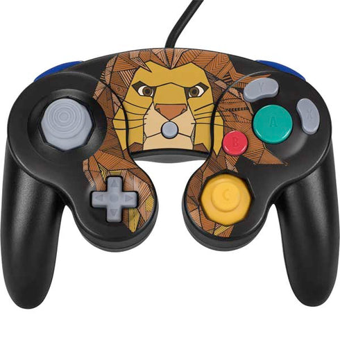 Disney The Lion King Mosaic Simba Art Nintendo GameCube Controller Skin
