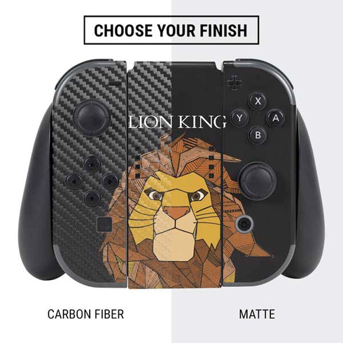 Disney The Lion King Mosaic Simba Art Nintendo Switch Bundle Skin