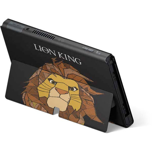 Disney The Lion King Mosaic Simba Art Nintendo Switch OLED (2021) Skin