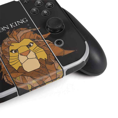 Disney The Lion King Mosaic Simba Art Nintendo Switch OLED (2021) Skin