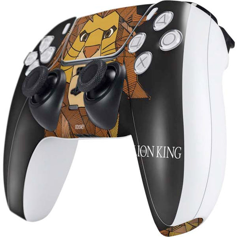 Disney The Lion King Mosaic Simba Art PS5 Controller Skin
