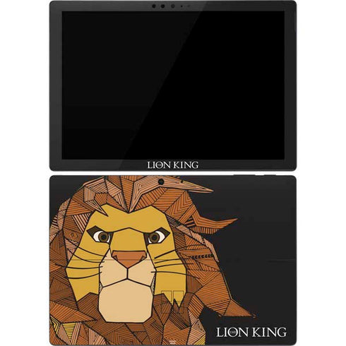 Disney The Lion King Mosaic Simba Art Surface Pro 7 Skin