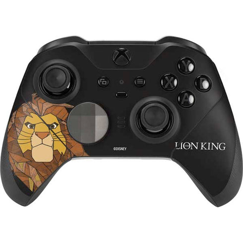 Disney The Lion King Mosaic Simba Art Xbox Elite Wireless Controller Series 2 Skin