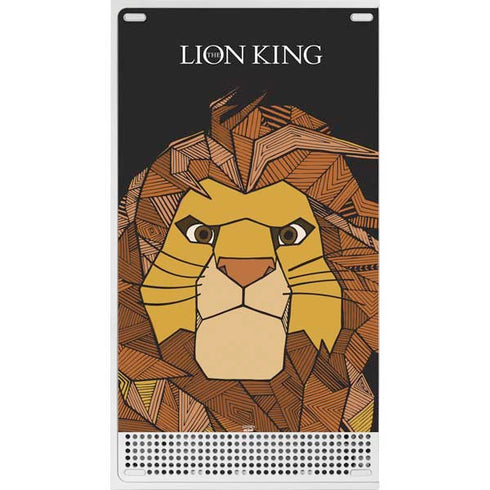 Disney The Lion King Mosaic Simba Art Xbox Series S Console Skin
