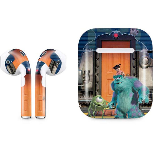 Disney Monsters Inc. Movie Poster Apple AirPods Skin