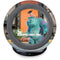 Disney Monsters Inc. Movie Poster Fast Charge Wireless Charging Stand Skin