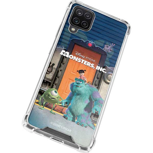 Disney Monsters Inc. Movie Poster Galaxy A12 Clear Case