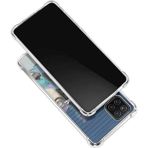 Disney Monsters Inc. Movie Poster Galaxy A12 Clear Case