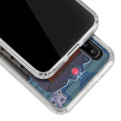 Disney Monsters Inc. Movie Poster Galaxy A20 Clear Case