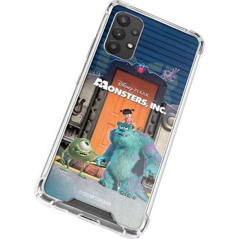 Disney Monsters Inc. Movie Poster Galaxy A32 5G Clear Case