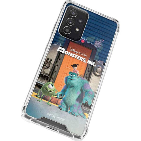 Disney Monsters Inc. Movie Poster Galaxy A52 5G Clear Case