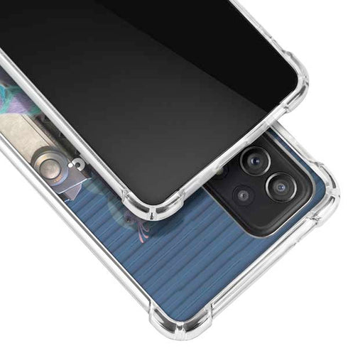 Disney Monsters Inc. Movie Poster Galaxy A72 5G Clear Case