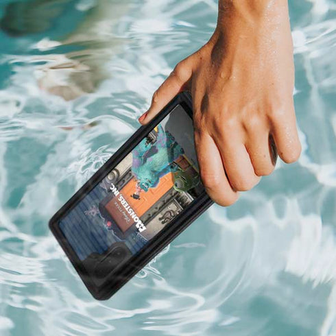 Disney Monsters Inc. Movie Poster Galaxy Note 10 Waterproof Case