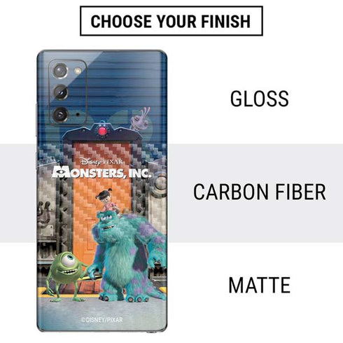 Disney Monsters Inc. Movie Poster Galaxy Note20 5G Skin