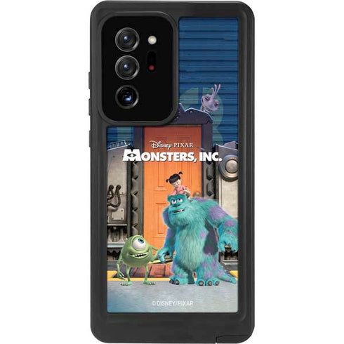 Disney Monsters Inc. Movie Poster Galaxy Note20 Ultra 5G Waterproof Case