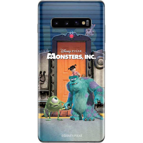 Disney Monsters Inc. Movie Poster Galaxy S10 Plus Skin